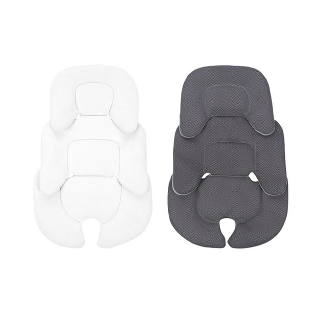 Cojín para cochecito de bebé, 2 uds., transpirable, para asiento de coche