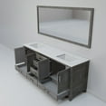 thumbnail image 6 of Distressed Grey Double Bath Vanity 72 in. W x 22 in. D, White Quartz Top, and 28 in. Mirror, 6 of 9