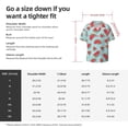 thumbnail image 5 of Honeii 's Watermelon for men's short-sleeved button-up collared shirt featuring a pocket, perfect for beach vacations, and travel adventures., 5 of 5