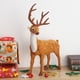 thumbnail image 4 of Adornos de alce navideño de 5,9 pulgadas, simulación de peluche, para cocina, sala de estar, dormitorio, fiesta, decoración del hogar, 4 of 7