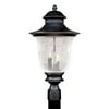 Forte Lighting Outdoor 3 Light Cast Aluminum Post Light