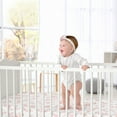 thumbnail image 2 of Sweet Jojo Designs Botanical Pink and White Fitted Crib Sheet, 2 of 6