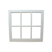 Barn Sash Window PVC 31" x 29" Traditional Style 6 lite