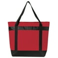 thumbnail image 3 of Yellow Rooster Female Large Tote Cooler Chili Red/ Black, 3 of 7