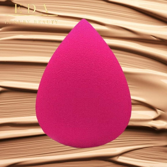 Pink Beauty Sponge 100% Latex Free Ultra Soft Smooth Pointy Makeup Blender