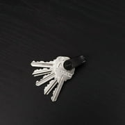 حامل مفاتيح KeySmart Mini Keychain - منظم مفاتيح مدمج لسلسلة المفاتيح، سلاسل مفاتيح EDC مدمجة خالية من الفوضى، حلقة مفاتيح لسلاسل مفاتيح سلاسل السيارات - Flex