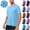 #785 Light Blue, variant on Felirenzacia Men's Quick Dry Breathable Athletic Performance T-Shirt Pullover Shirt Tee Top for Big Men Light Blue,L