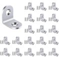 thumbnail image 2 of 20 Pcs 20x20mm Right Angle Bracket, Stainless Steel Angle Bracket 90 Degree Corner Bracket, L Shaped Angle Bracket Come With Screws, 2 of 5