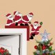 thumbnail image 5 of Xihbxyly Artículos Por Menos de $10 Adhesivo Madera para Esquina de Puerta de Papá Noel Wapiti Adhesivo Decorativo para Esquina de Puerta de Fiesta Navideña, 5 of 6