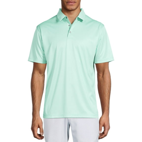 Ben Hogan Men's Performance Short Sleeve Printed Golf Polo Shirt