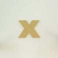 thumbnail image 1 of Package of 1, 14 Inch X 3/4" Thickness MDF Letter x in The Arial Font, Thick, Lower Case for Art & Craft Project, Made in USA, 1 of 4