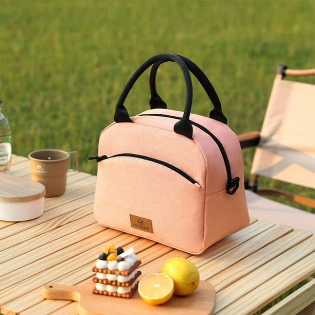 Bolsa de comida con aislamiento de arroz, lonchera de gran capacidad, impermeable, para hielo, para oficina