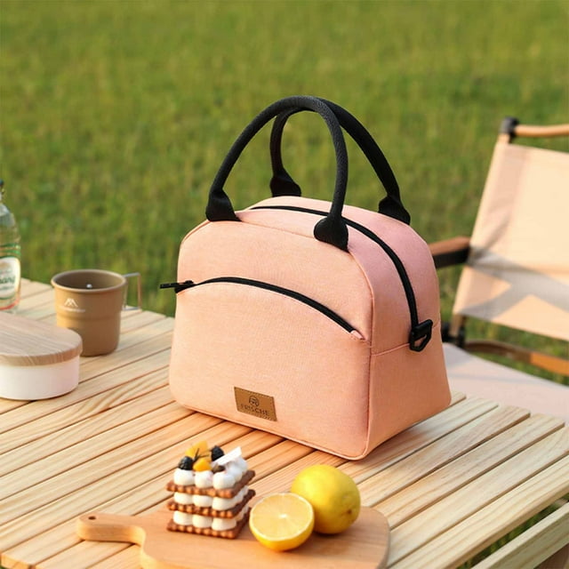FHBVT Sac à Repas avec Sac Isotherme pour Riz, Grande Capacité, Sac à Lunch Imperméable pour Bureau, Voyage, Pique-Nique, Conservation du Froid et de la Chaleur, Élégant, Rangement Durable
