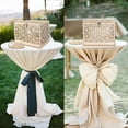 thumbnail image 2 of DIY Wedding Card Box with Lock Rustic Wood Card Box Gift Card Holder Card Box Perfect for Weddings, Baby Showers, Birthdays, Graduations Hold up 225 Cards, 2 of 7