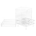 thumbnail image 3 of HEMOTON Acrylic Flower Cube Vase 9-hole Acrylic Flower Box Clear Eternal Flower Square Box, 3 of 8