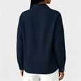 thumbnail image 3 of Jeans Shirt for Women Long Sleeve Vintage Washed Denim T Shirt Lightweight Going Out Fall Jean Top Casual Polo Shirts, 3 of 4