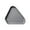 Gray, variant on Rirozkan Triangle Serving Tray, Thick Plastic Food Tray, Frosted Restaurant Tray for Appetizers, Snacks, and Home Kitchen Use, Gray