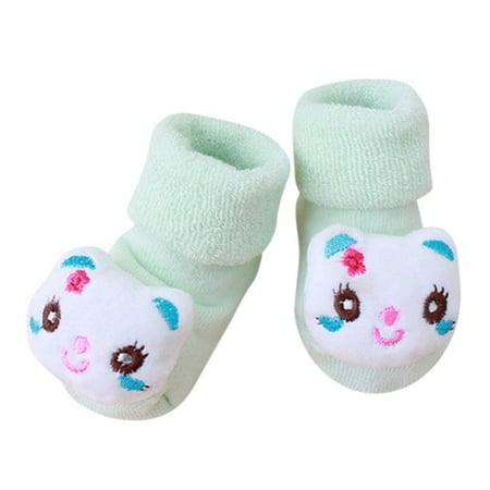 

QWZNDZGR Baby Breathable Cotton Outdoor Shoes Socks Infants Breathable Elastic Socks Shoes Socks Booties with Grips