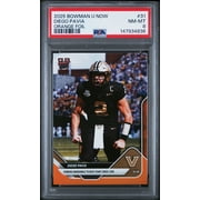 Graded 2025 Topps Bowman U Now Diego Pavia #31 Orange Foil /25 Rookie RC Football Card PSA 8 Near Mint