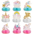 thumbnail image 1 of Decoración de mesa Outus Unicorn Rainbow Honeycomb x9, 1 of 6