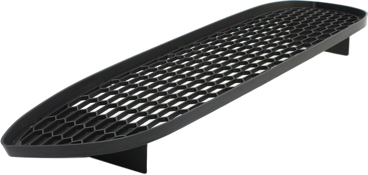Bumper Grille Compatible With 2008-2013 BMW 128i 135i Front, Center Textured Black