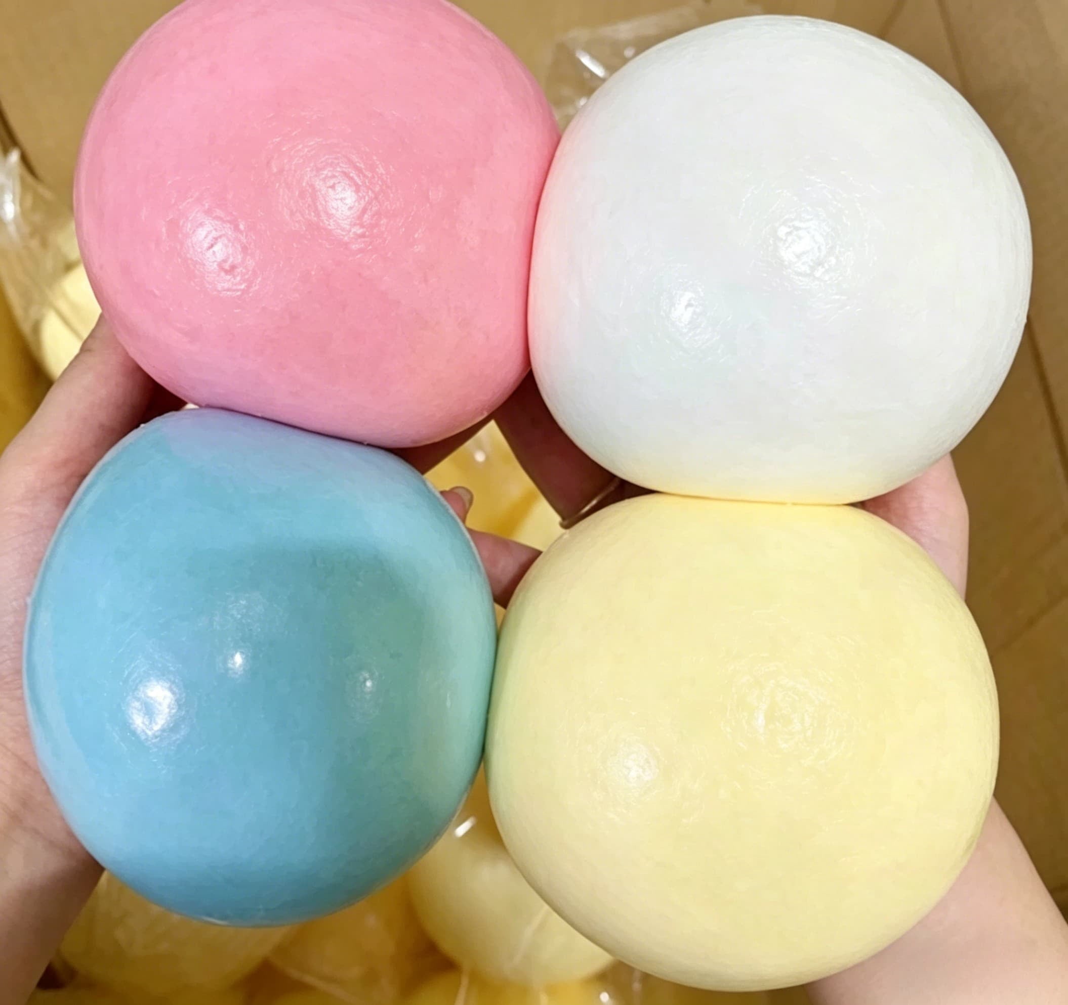 Jumbo Cheese Squishy Toys Stress Balls, Slow Rising Giant Fluid Moldable Soft Squeeze, Sensory Fidget for Adults Kids, Home Office Anxiety Relief Desk Decor Gift