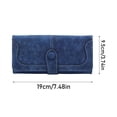thumbnail image 2 of Womens Wallet Card Holder Small Purses Denim Wallet Vegan Leather Wallet Bifold Clutch Card Organizer Credit Card Storage Wallet Purse Card Holder Organizer, 2 of 2