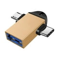 thumbnail image 1 of 2 in 1 OTG Converter | USB 3.0 to Micro USB and Type-C Adapter | Suitable for Media TV Sticks, Mobile Phones,and Tablets, 1 of 9