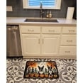 thumbnail image 2 of Carolines Treasures DAC2023RUG 19 x 27 in. Unisex Boston Terrier Spooky Halloween Memory Foam Kitchen Mat, 2 of 5