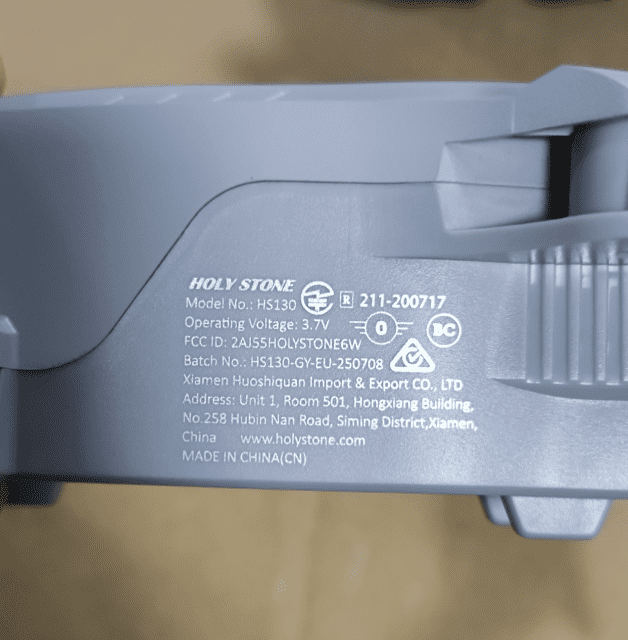 Holy Stone HS130 FPV Drone with 1080P HD Camera for Adults and Kids, Altitude Hold, 2 Batteries, Gray
