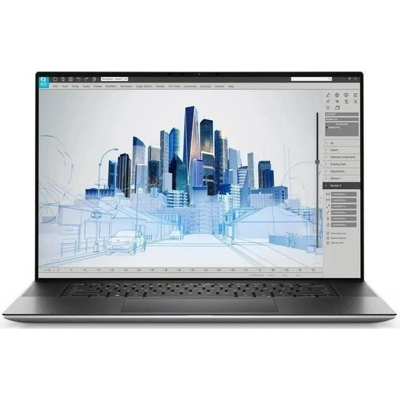 Restored Dell Precision 5000 5760 Workstation Laptop (2021) 17" FHD+ Core i9 - 1TB SSD - 32GB RAM - RTX A3000 8 Cores @ 5 GHz - 11th Gen CPU - 6GB GDDR6 (Refurbished)