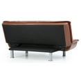 thumbnail image 5 of Glory Furniture Lionel Faux Leather Sleeper Sofa in Brown, 5 of 5