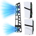 thumbnail image 1 of Temperature-Controlled Cooling Fan with RGB Lighting and USB 3.0 Port Compatible with PlayStation 5 Pro, 1 of 5