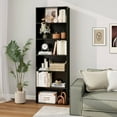 thumbnail image 2 of Costway 70" Tall 6-Tier Bookcase with 6 Open Shelves Anti-Toppling Kits for Living Room Black, 2 of 10