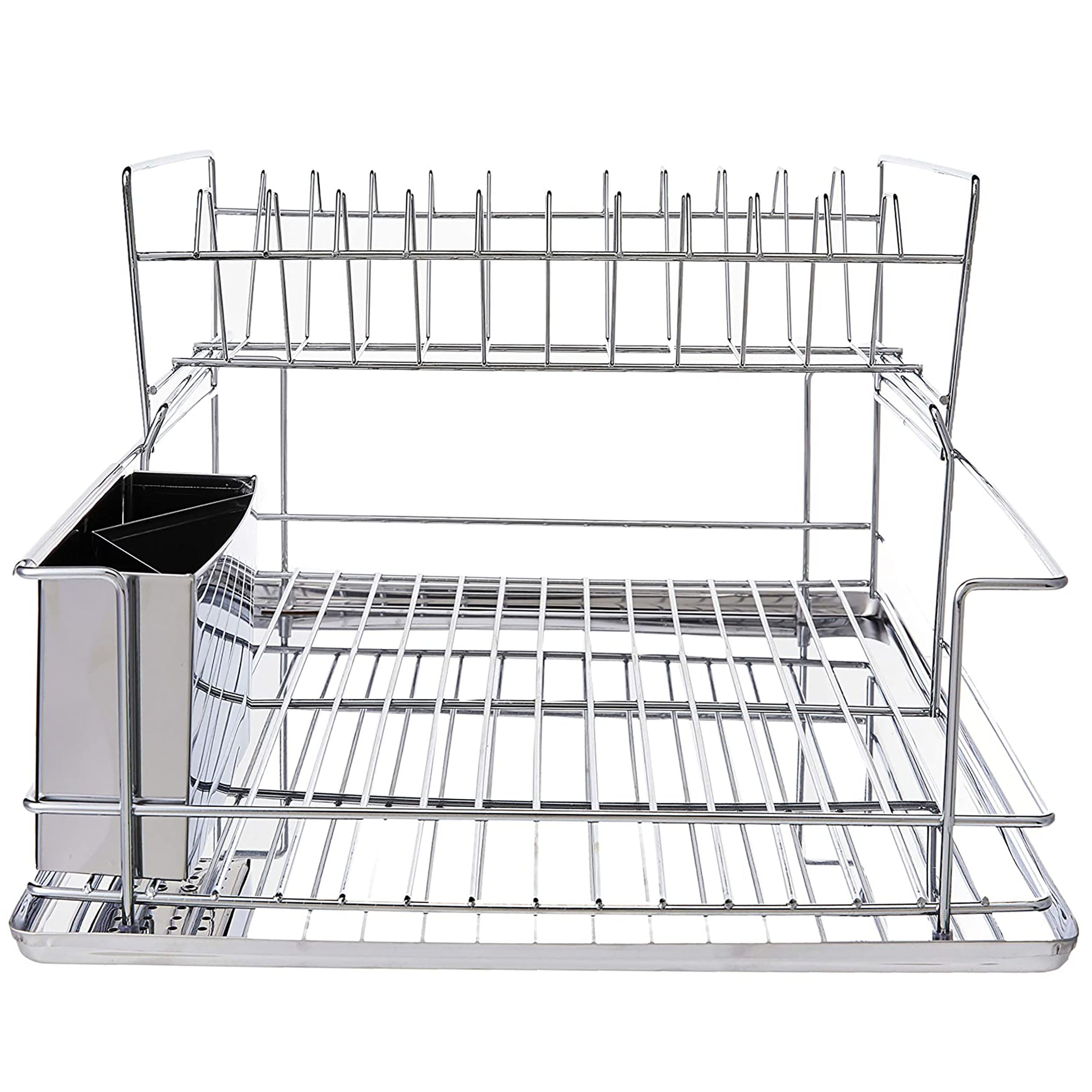 Mega Chef 15.5 Inch Stainless Iron Shelf Dish Rack