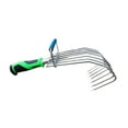 thumbnail image 4 of Colaxi Hand Rake,Digging Cultivator,Small Portable Cultivating Rubber Handle Soil Tiller,Leaf Rake for Patio Backyard Yard Work Lawn, 4 of 8