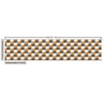 thumbnail image 2 of Ambesonne Abstract Fabric by the Yard Upholstery, Modern Hexagonal Tile, 10 Yards, Charcoal Grey Orange, 2 of 4