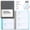 Gray, variant on Portable A6 Password Coil Notebook Alphabet Index Label Durable Cover Password Storage Book for Home Office Security Record