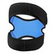 thumbnail image 1 of Correa ajustable para pierna y rótula para correr, correa antideslizante para Keen (negro y azul), 1 of 6