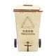 thumbnail image 1 of Bote de basura de madera Cubo de basura DIY s de ciencia de madera Accesorios Proyectos de rompecabezas de madera Modelo Ensamblar para Juego perfke bote de basura de bricolaje, 1 of 9