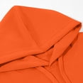 thumbnail image 7 of Girls Pullover Hoodies Boys Kids Cotton Drop Shoulder Hooded Sweatshirts School Fall Unisex Lounge Wear Orange, 7 Y, 7 of 7