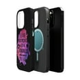 thumbnail image 2 of DistinctInk Tough Case for Apple iPhone 15 Pro MAX (6.7" Screen), Compatible with MagSafe Charging - Leave Footprints Of Love And Kindness, 2 of 6