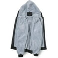 thumbnail image 4 of Chaqueta gruesa de forro polar con botones de cuerno y capucha para hombre y mujer, cálida para invierno, 4 of 5