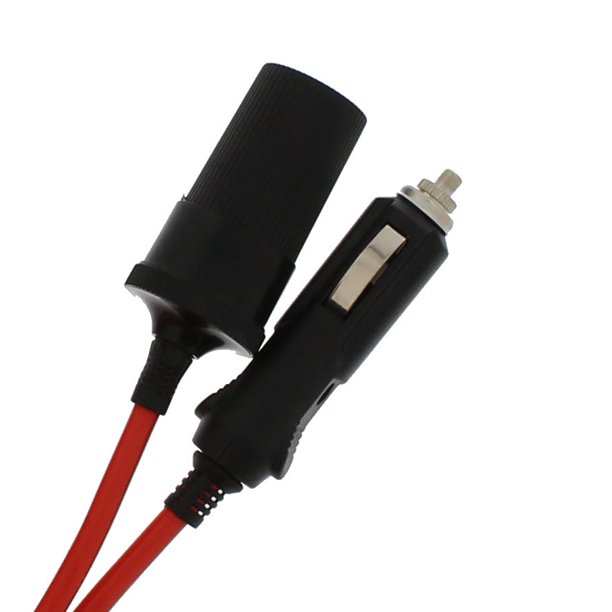 Abn 12v Cigarette Lighter Plug Socket Extension Cord Walmart Com Walmart Com