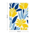 thumbnail image 3 of 4 Pcs Funny Kitchen Towels,Yellow Blue Pioneer Flower Microfiber Dish Towels,Kitchen Tea Towels,Kitchen Towel Set (18" X 26"), 3 of 3