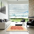 thumbnail image 7 of Ahgly Company Machine Washable Indoor Rectangle Abstract Bright Orange Area Rugs, 2' x 5', 7 of 7