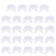 thumbnail image 1 of 24pcs Angel Alings Colgantes Colgantes Árbol de Navidad Ángel Alas Colgantes Decoración, 1 of 6
