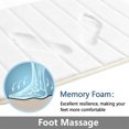 thumbnail image 6 of Memory Foam Bath Mats Soft Absorbent Bathroom Rugs 20" x 32",Machine Washable Easy to Clean, White, 6 of 7
