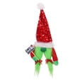 thumbnail image 1 of Xihbxyly Funda para Botella de Vino Navideña, Diseño de Gorro de Papá Noel con Lentejuelas, Elegante Decoración Navideña, Ideal para Mesas Festivas, Reutilizable y Suave, Se Adapta a La Mayoría de Bo, 1 of 7