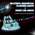 thumbnail image 5 of Track Seven 12V Bumper Car for Toddlers, Kids Electric Bumper Car with Remote Control, LED Lights, Bluetooth, 360°Spin, Ride on Toy Car for Boys Girls Aged 2+, Blue, 5 of 6